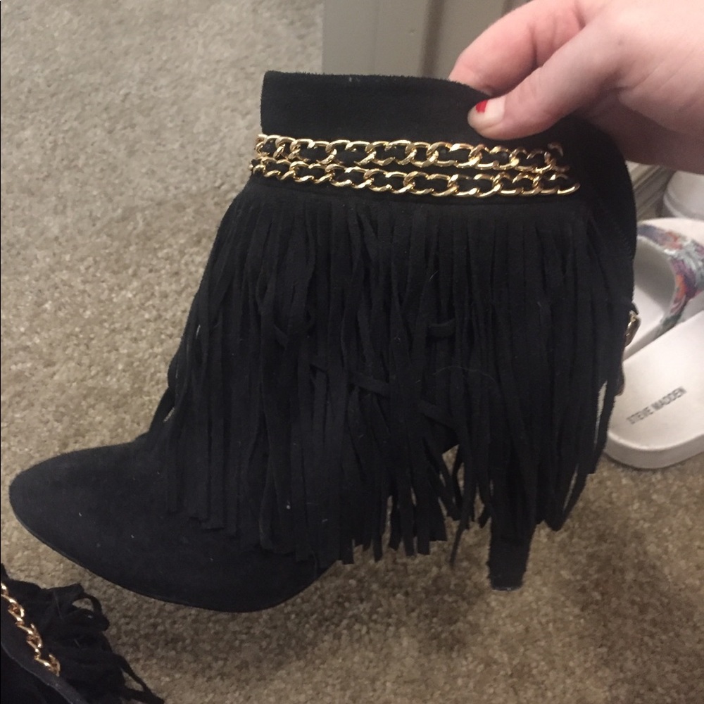 black heels size: 7/8